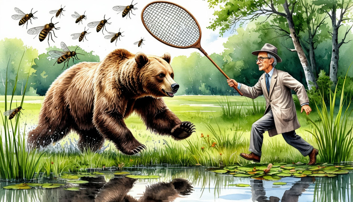 “бешеный ботаник” — это когда ты с сачком для насекомых атакуешь медведя, как терминатор