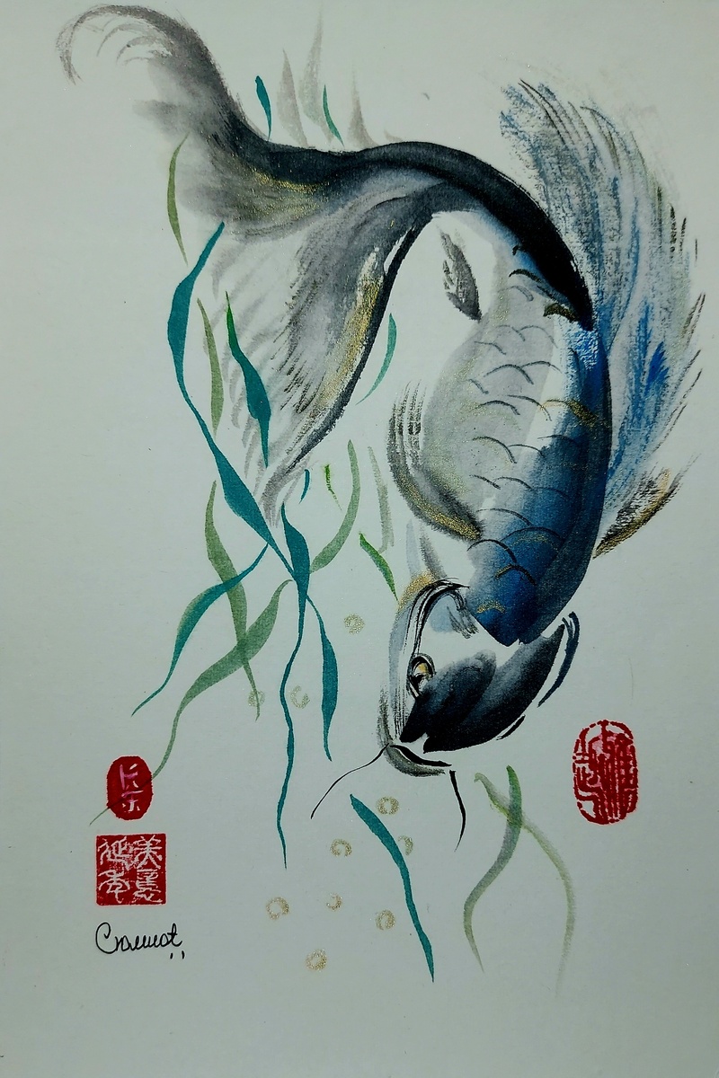 Рыба кошачьего счастья. Рисунок автора.