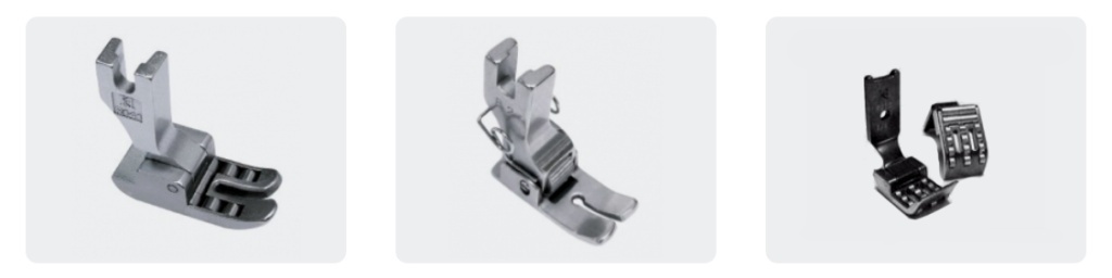 Примеры лориковых лапок для швейных машин