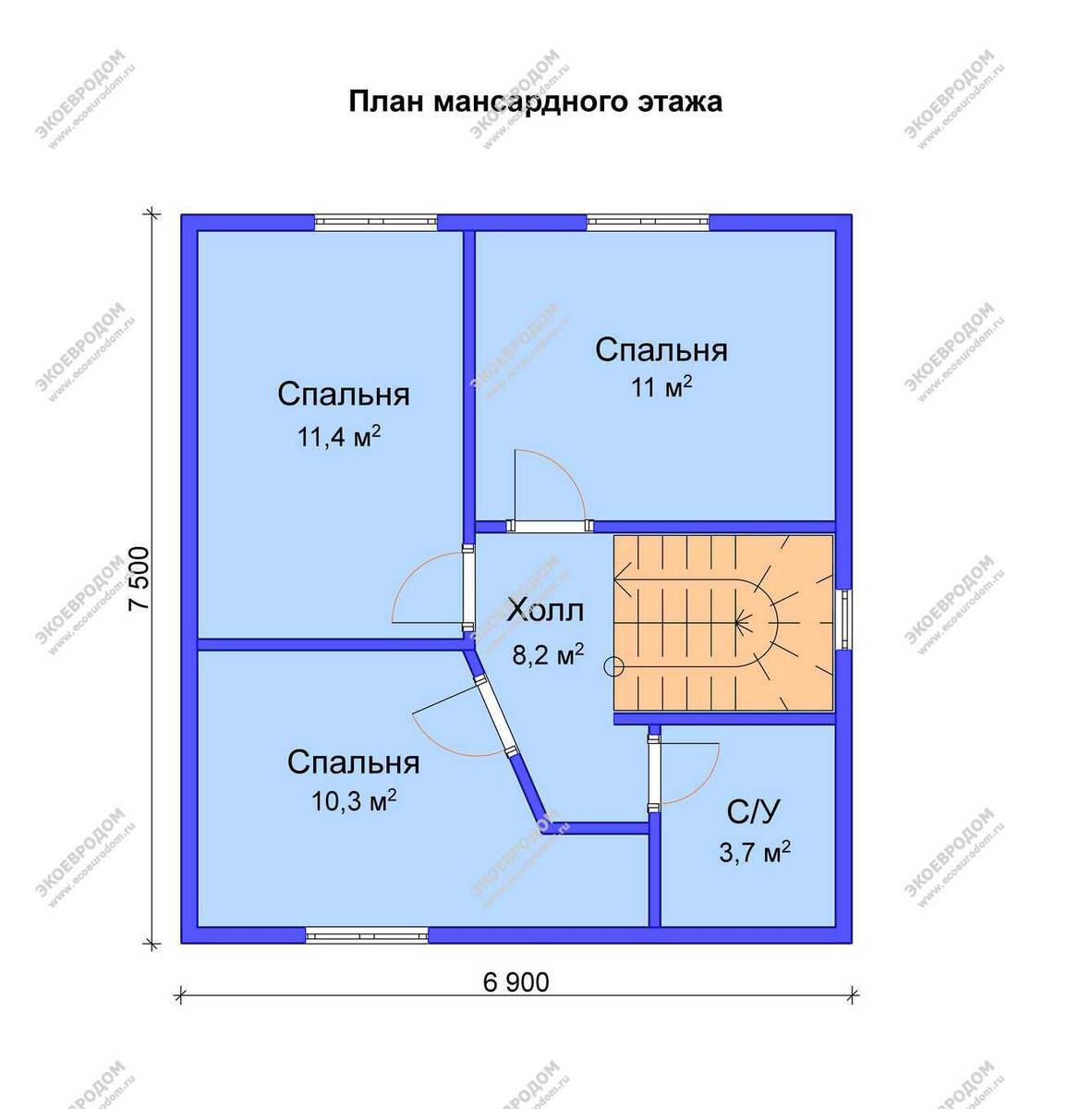 Второй этаж — зона отдыха