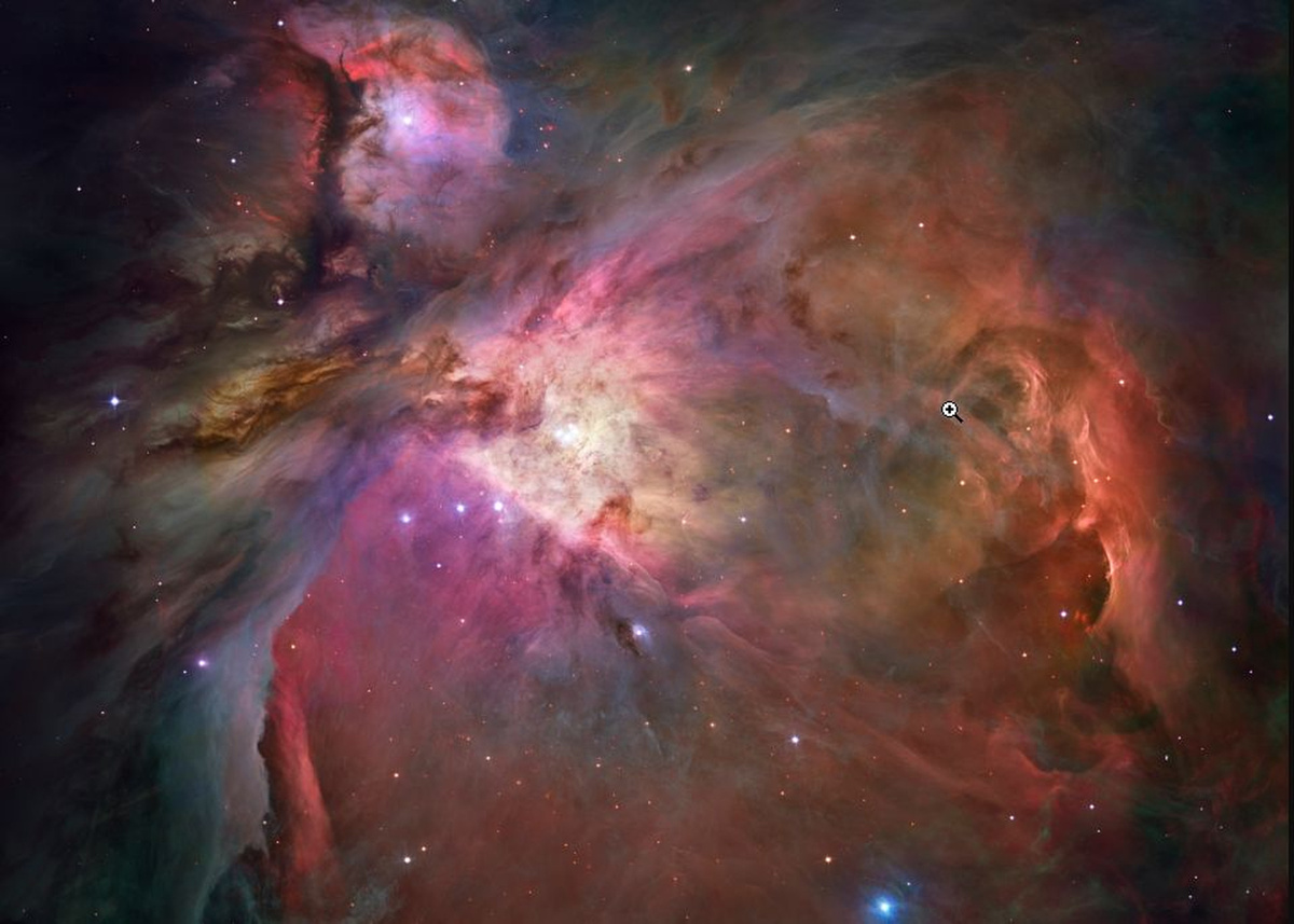 Туманность Ориона - мозаика Хаббла 2006 года.  Источник: Wikimedia Commons