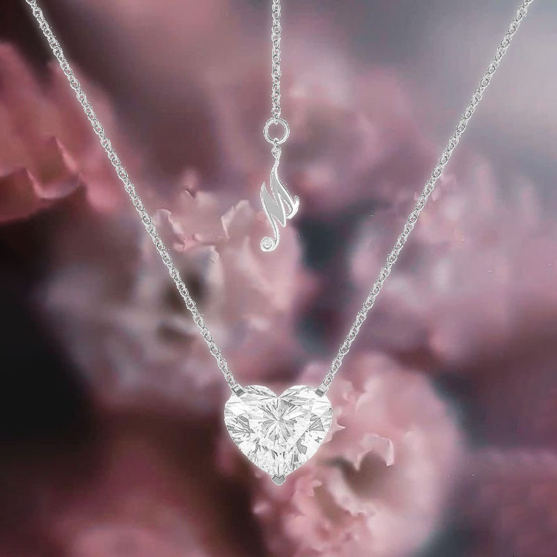  Кулон Mercury Classic из белого золота с бриллиантами