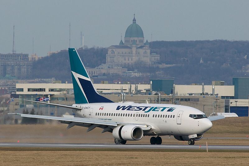 Boeing 737-600 авиакомпании Westjet  📷

