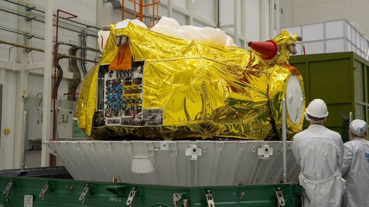   Подготовка разгонного блока «Фрегат»