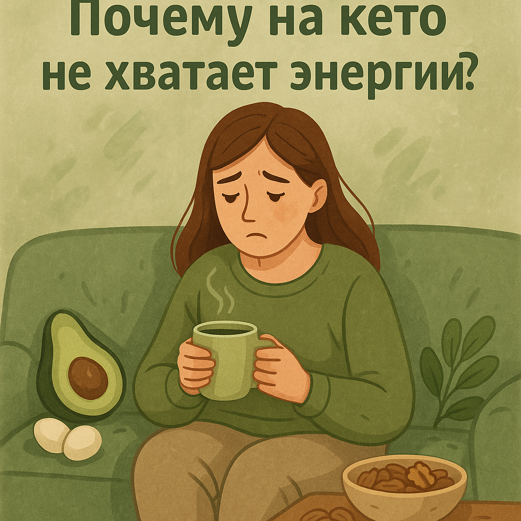 🥑 Я тоже проходила через это — усталость, апатия, вопрос «где мой прилив сил?». В статье делюсь, как вернуть энергию на кето.