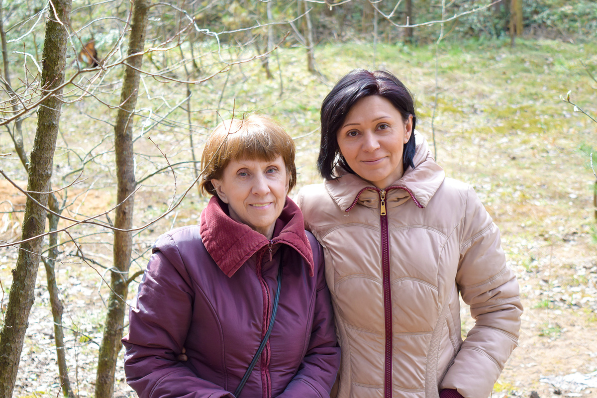 2019 год. Мама с Инной