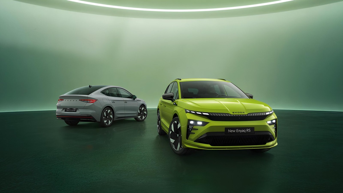    Обновленные Skoda Enyaq RS выйдут на европейский рынок летом.