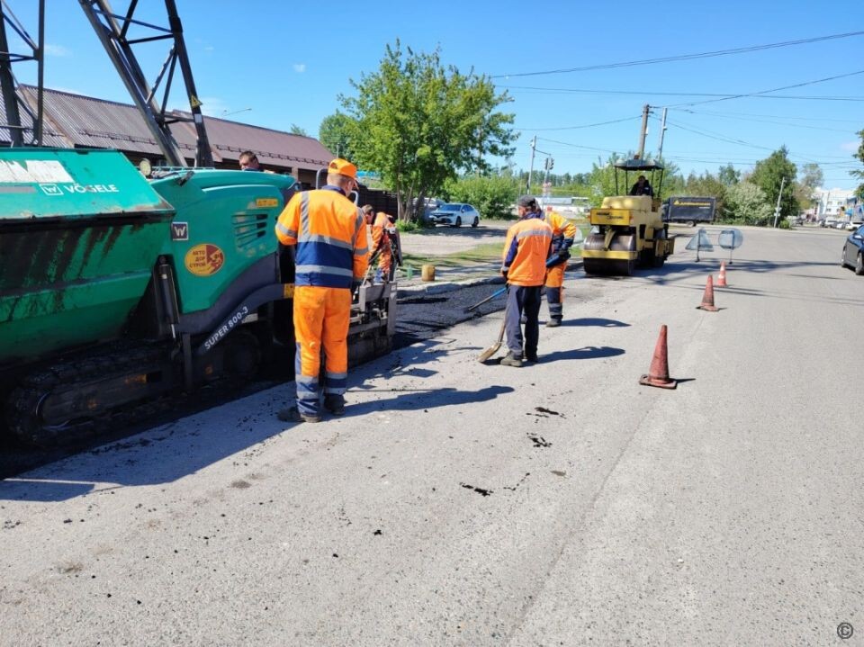    Текущий ремонт дорог в Барнауле. Источник: barnaul.org