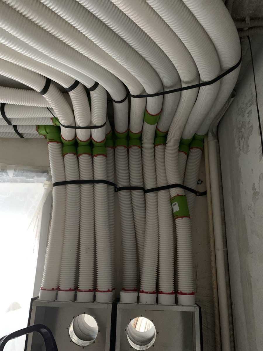 Кастомные коллекторы (камеры статического давления) изготовленные 100ВЕНТ.