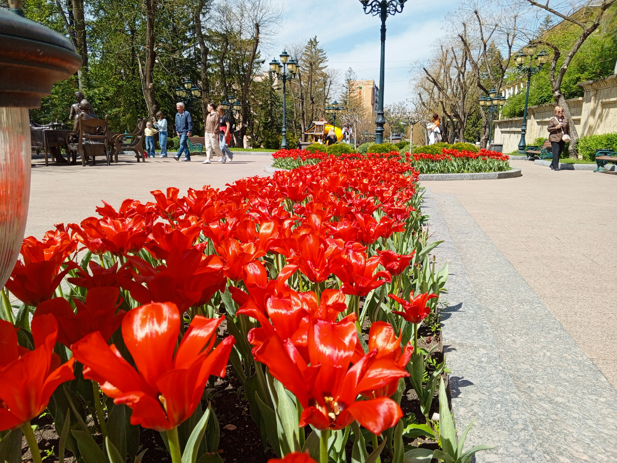 Проспект Ленина в Кисловодске в мае 2025