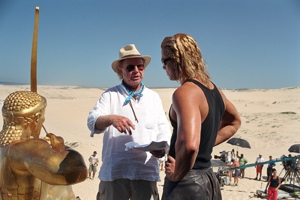 Вольфанг Петерсон и Брэд Питт