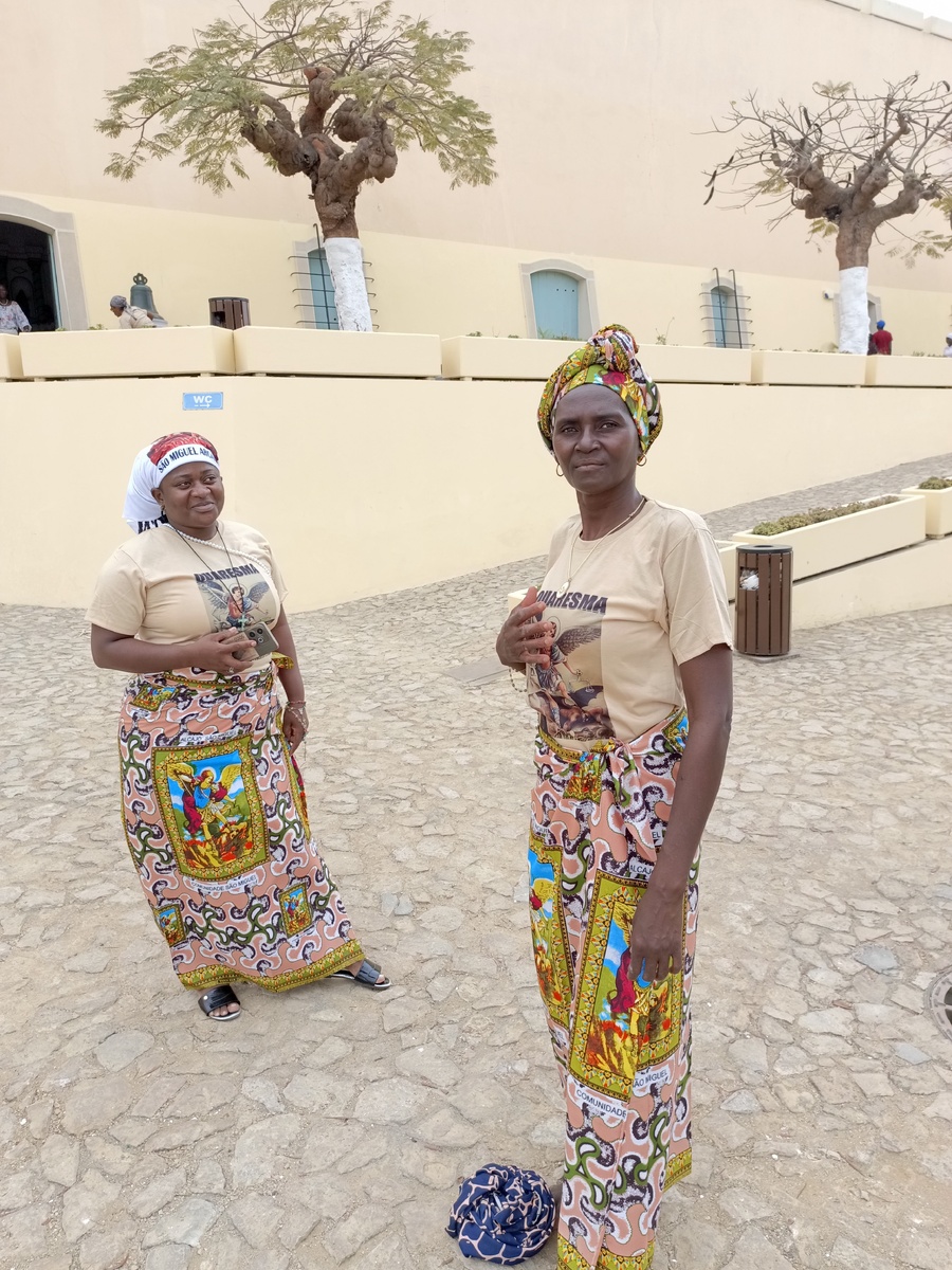 В крепости Сан-Мигель в Луанде. Сейчас это исторический музей. 