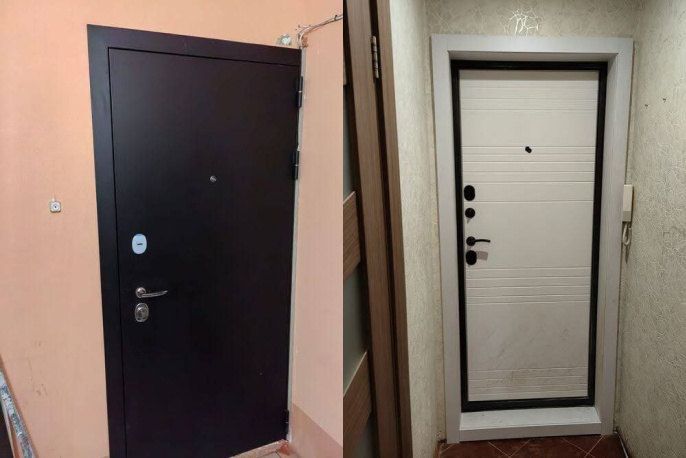 Входная дверь от Фабрики дверей. Фото от клиента