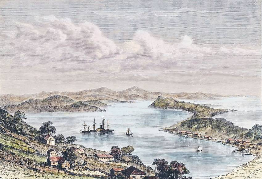 Иллюстрация «Владивосток в первые годы». Ильин А.А. 