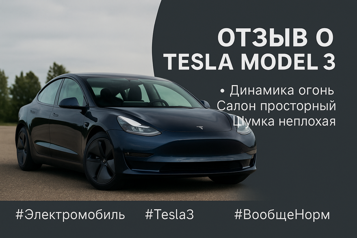 Опыт владения Tesla Model 3: плюсы, минусы, динамика, автопилот и реальные расходы энергии. Без прикрас и с долей юмора.