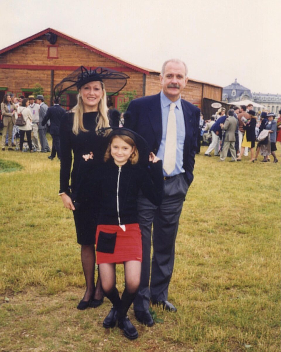 Никита и Татьяна Михалковы с дочерью Надеждой