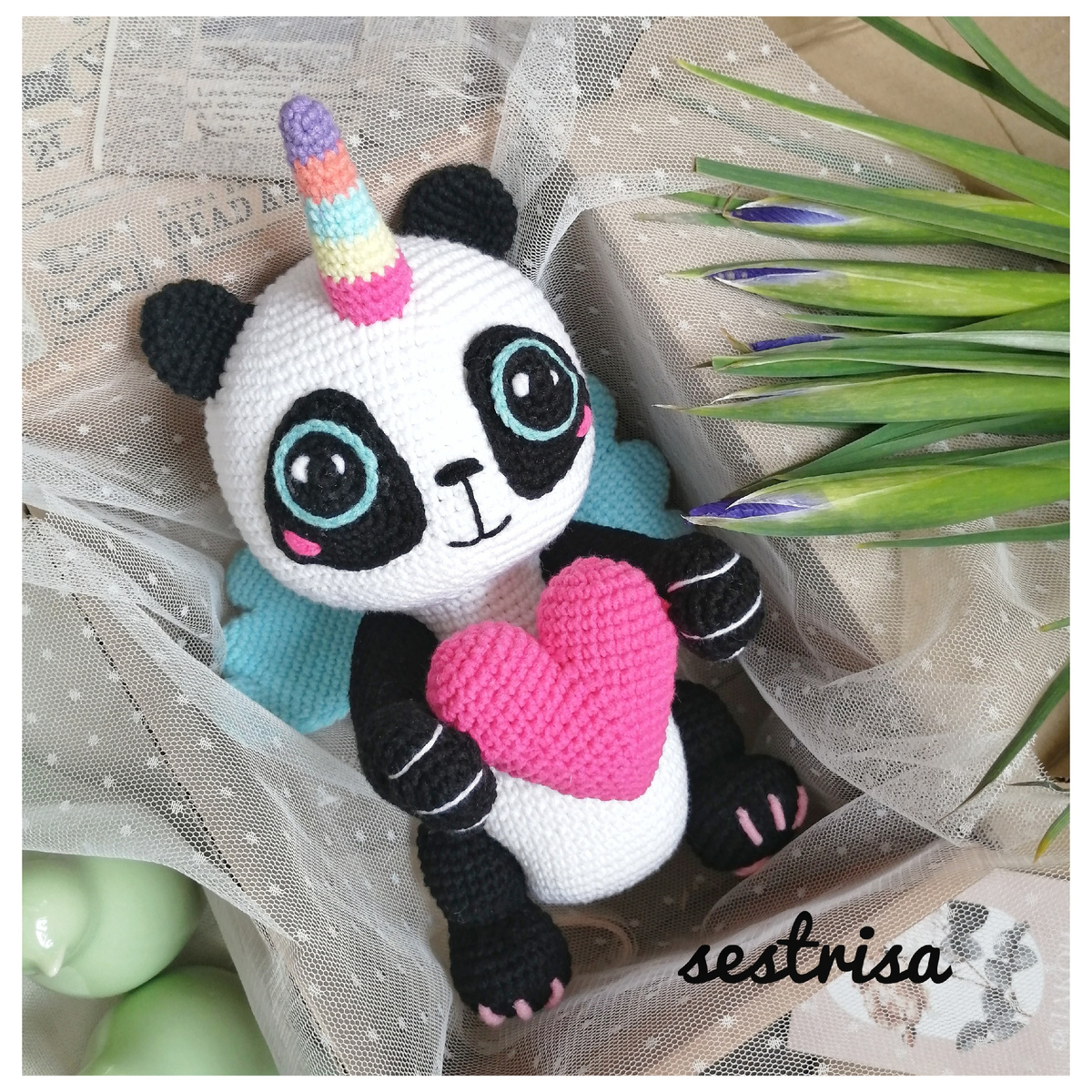 МК "Панда-единорог" (мой мастер-класс) 