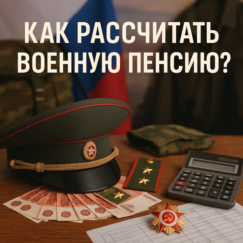 Калькулятор военной пенсии: онлайн расчет на 2025 год