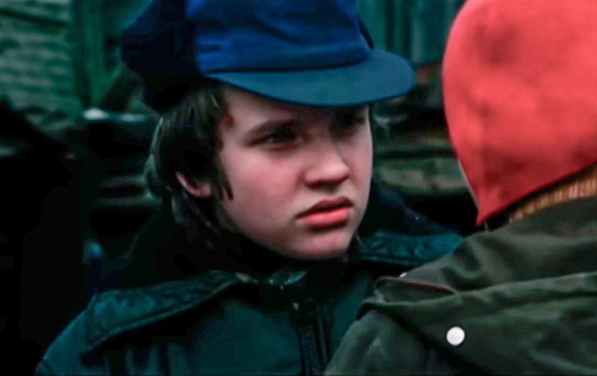 Кадр из фильма «Чучело», производство киностудии «Мосфильм», Второе творческое объединение, режиссёр Ролан Быков, 1983 г.