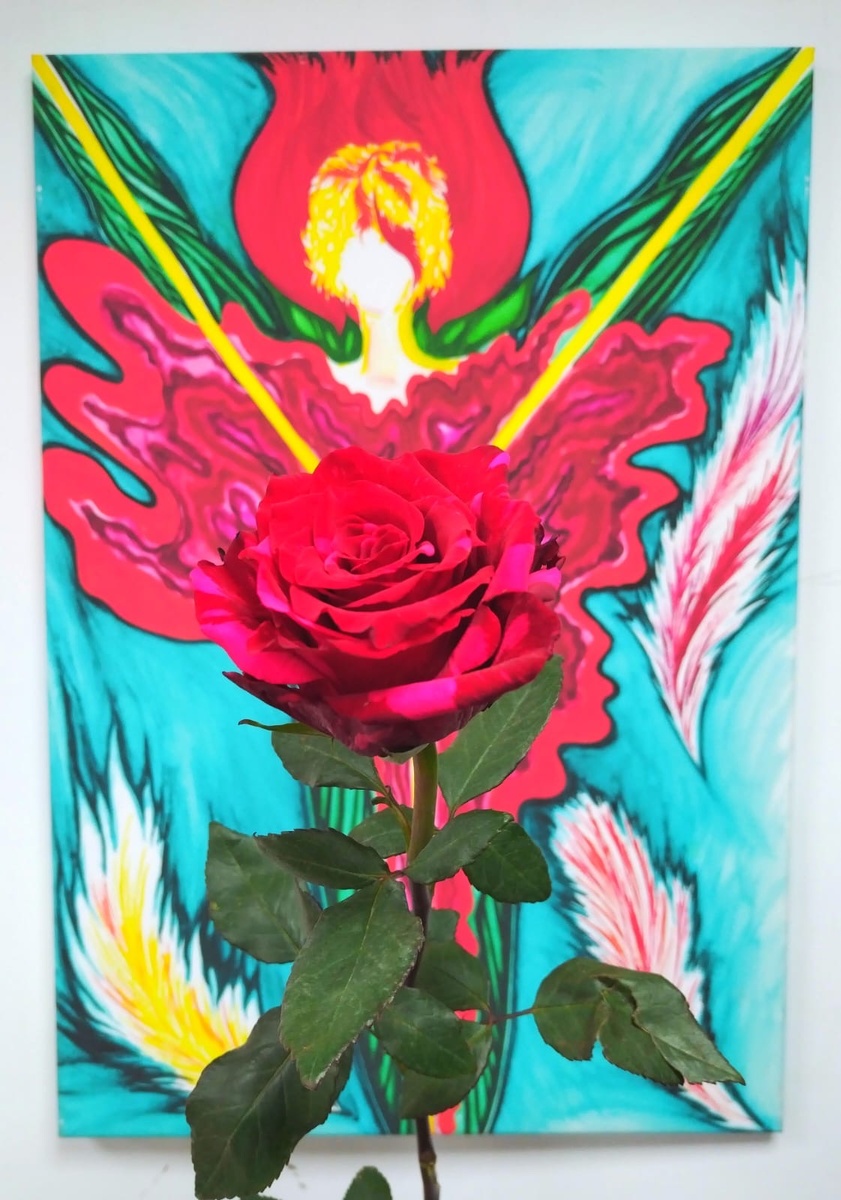 Ангельский цветок на картине Юлии Арти