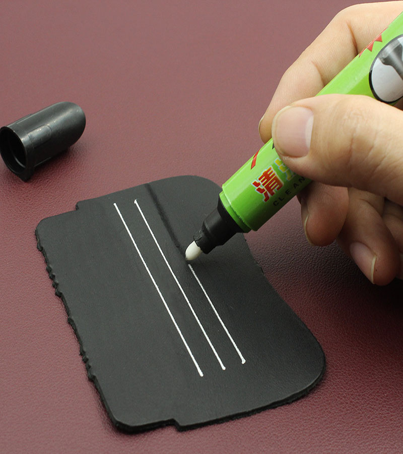 Как удалить следы от разметки по натуральной коже