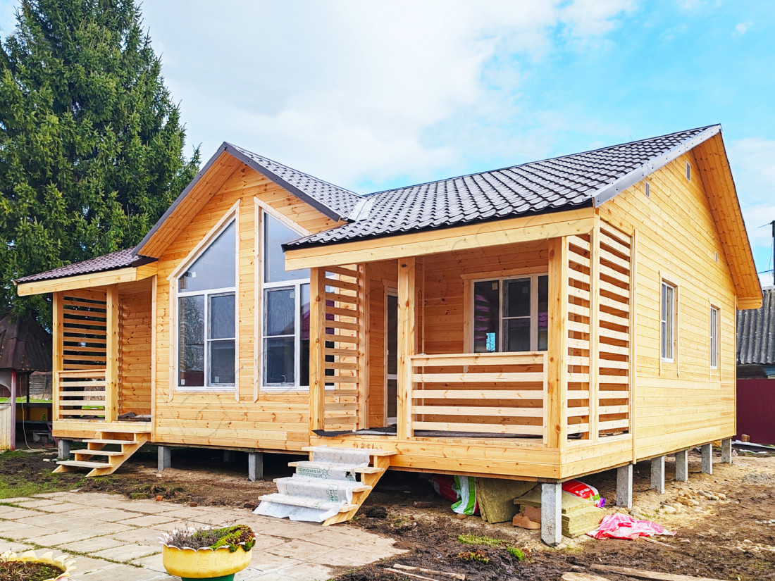 Каркасный дом в селе Воронино