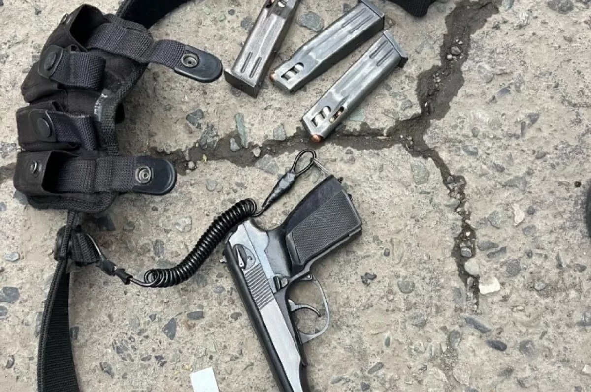    В Назрани полиция обнаружила незаконное оружие у ранее судимого жителя