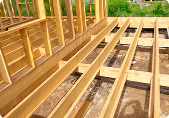 Каркас из сухой калиброванной доски