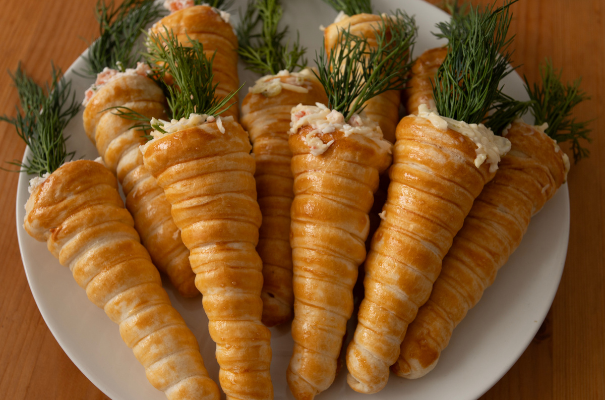 Закуска из слоеного теста.