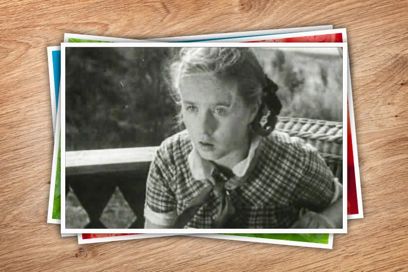 Екатерина Деревщикова в фильме "Клятва Тимура", 1942 г.