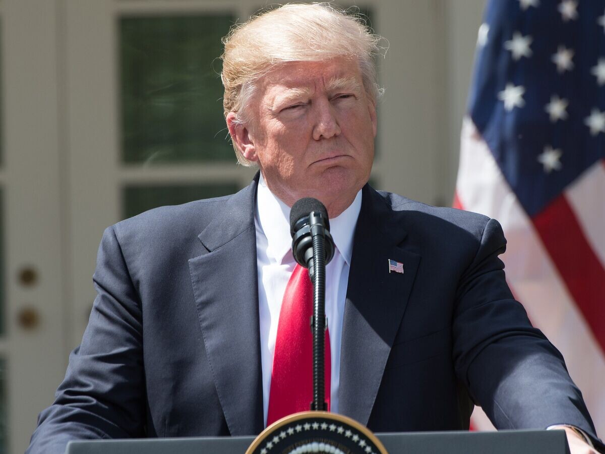    %Президент США Дональд Трамп© AFP / Nicholas Kamm