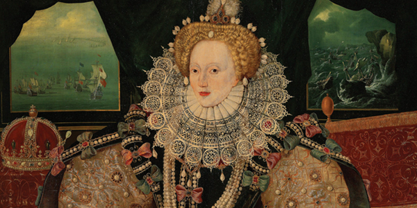 Портрет королевы Елизаветы I «Непобедимая армада». Художник неизвестен