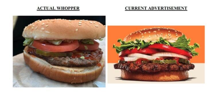 Фото товара и рекламы, которое рассматривается в суде