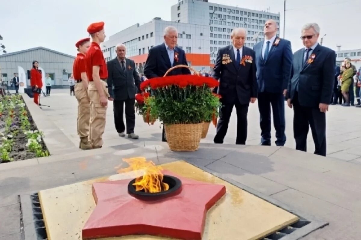    Металлурги широко отметили 80-летие Великой Победы