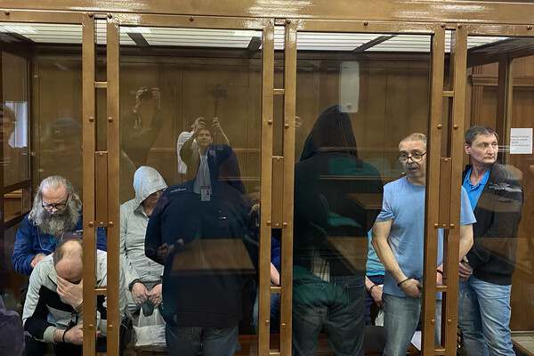 Перед оглашением приговор членам Таганской ОПГ по делу об убийстве Деда Хасана, 12 мая 2025 года / Анна Громова/«Газета.Ru» 