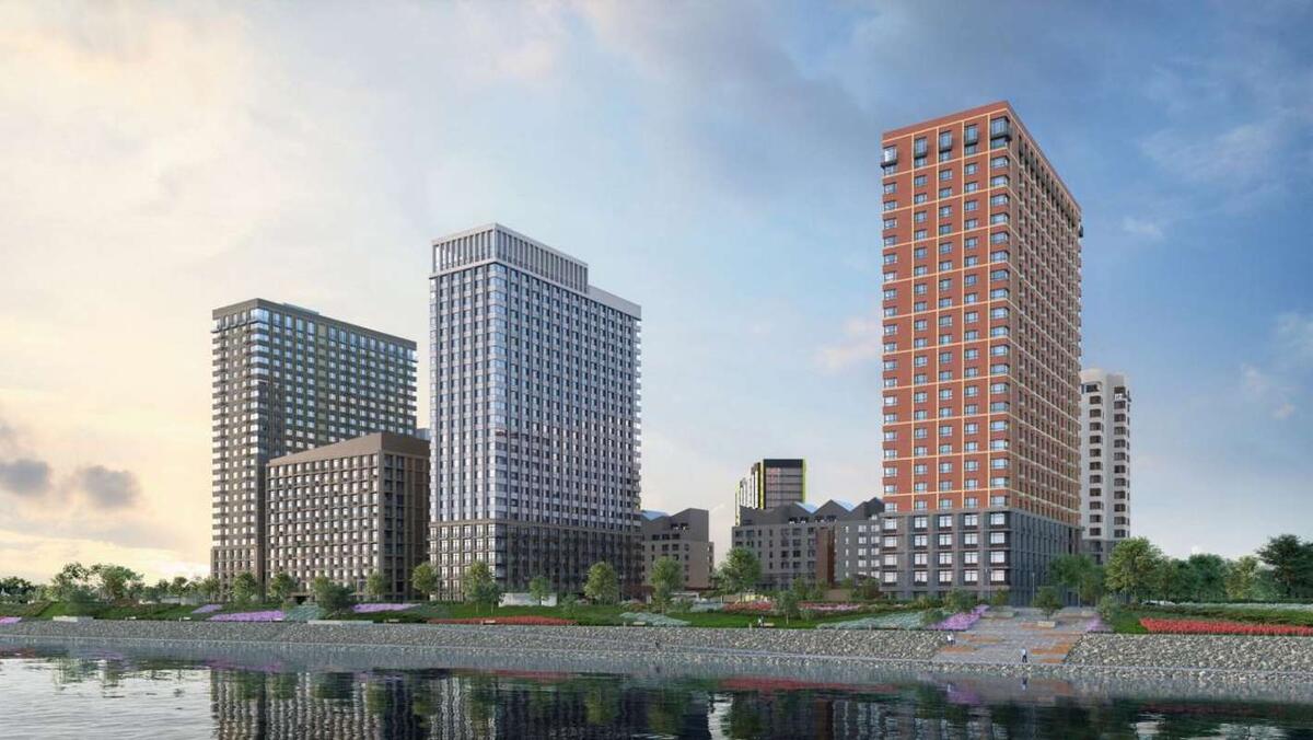 Проект и план застройки ЖК Ясный берег в Новосибирске