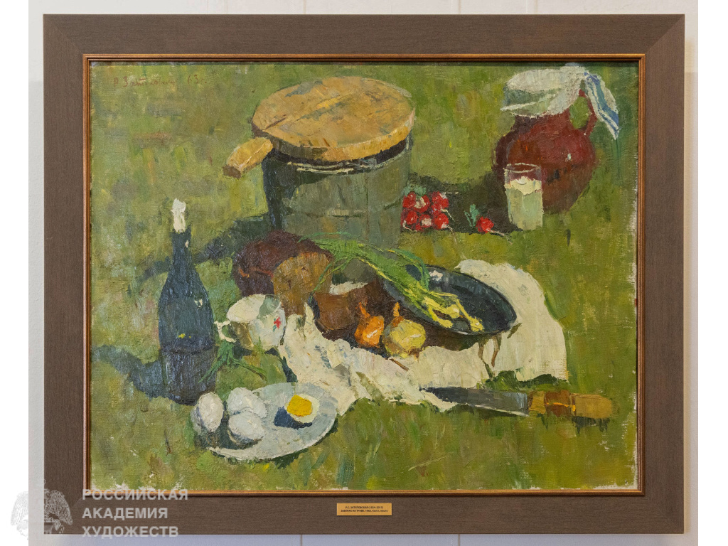 Фрагмент выставки «Адрес памяти - Воскресенское» в залах МВК РАХ Галерее искусств Зураба Церетели (Москва, Пречистенка, 19). Фото: Виктор Берёзкин, пресс-служба РАХ. 2025.