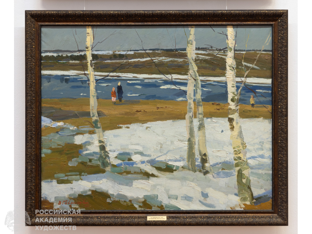 Фрагмент выставки «Адрес памяти - Воскресенское» в залах МВК РАХ Галерее искусств Зураба Церетели (Москва, Пречистенка, 19). Фото: Виктор Берёзкин, пресс-служба РАХ. 2025.