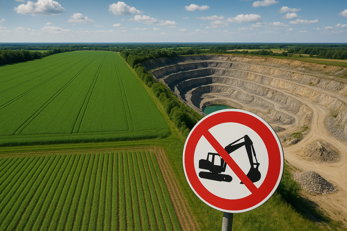 Запрет на перевод сельхозугодий под добычу полезных ископаемых
