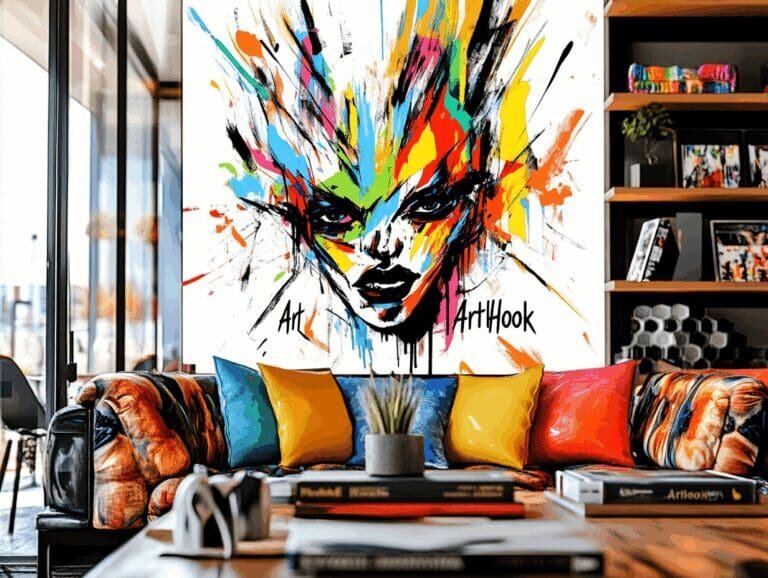    Интерьерные картины на холсте акриловыми красками: 30 вдохновляющих фото для вашего уникального пространства Art-Hook.Ru