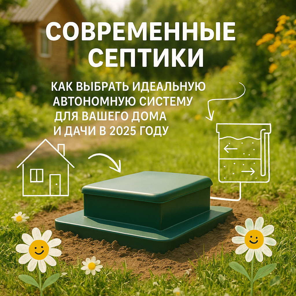    Современные септики: как выбрать идеальную автономную систему для вашего дома и дачи в 2025 году