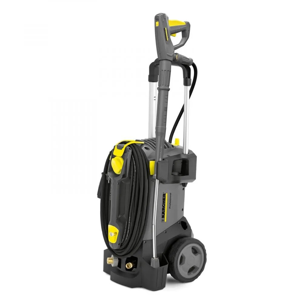 Дизайн Karcher HD 5/15 C не оставляет никаких сомнений, что перед нами - професссиональное устройство. Минимум кричащих цветов и акцентов, максимум функциональности и удобства