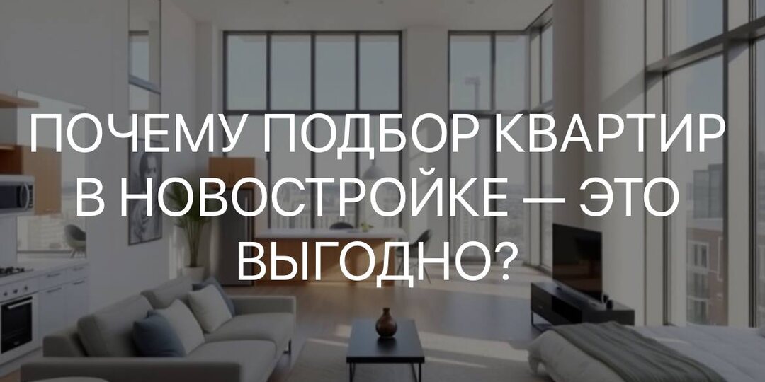 🏠ПОЧЕМУ ПОДБОР КВАРТИР В НОВОСТРОЙКЕ — ЭТО ВЫГОДНО?
