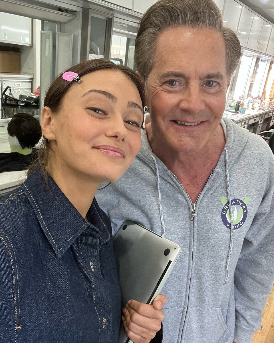 Элла Пернелл и Кайл МакЛахлан из соцсети актрисы