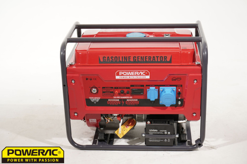 Смотрится генератор Powerac PR7500H2E добротно, если не сказать - довольно круто