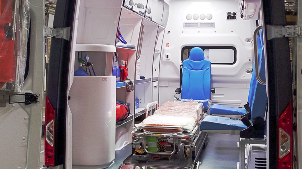 Оснащение модели разработано совместно со Станцией скорой и неотложной медицинской помощи имени А.С. Пучкова.