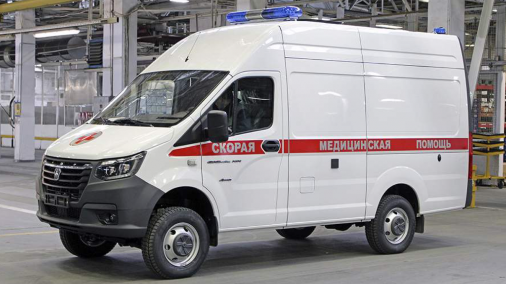 Новый автомобиль скорой помощи с полным приводом, на базе «Газель NN 4×4».
