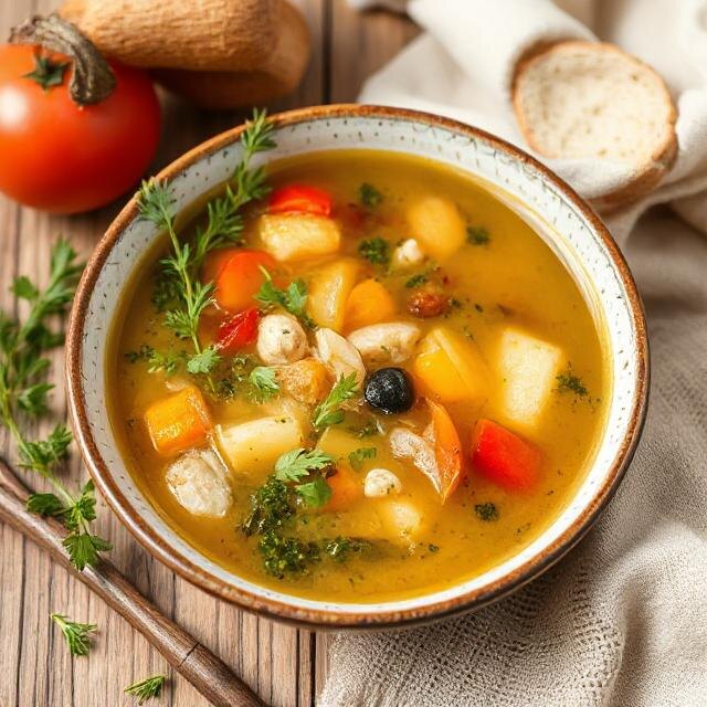 Немецкий густой суп пихельштайнер 