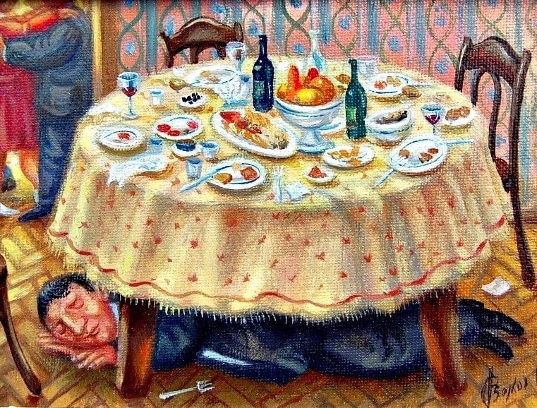 О картине не нашëл информации, только подпись "Волков".