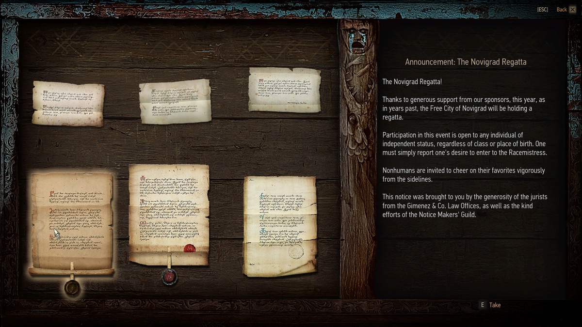 Объявление о регате (для затоков аглицкого)